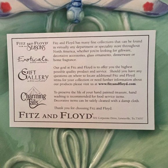 Fitz and Floyd, Living Color Small Bowl, Dragonfly. - Picture 3 of 8